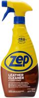 🛡️ zep leather cleaner and conditioner: refresh and protect your leather goods with zuclc24 – 24 ounce logo