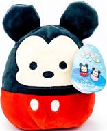 🐭 disney squishmallow 8 inch mickey mouse plush toy pillow by kelly toys - super soft stuffed pillow toy logo