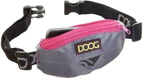 img 4 attached to 🐕 Active Dog Owners' DOOG Mini Walking Belt with 20 Waste Bags, Phone, Key, and Money Compartments