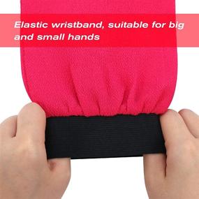 img 1 attached to 🧤 XINRUI Exfoliating Gloves, 4 Pack Shower Scrub Gloves for Effective Dead Skin Removal and Spa-like Massage – Perfect Body Scrubber Mitt for Men and Women (Color Mixing)