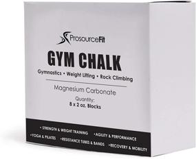 img 2 attached to 🧗 ProsourceFit Gym Chalk 1lb (8 Blocks) - Professional Grade Magnesium Carbonate for Cross Fitness, Weightlifting, Gymnastics, and Rock Climbing