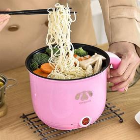 img 2 attached to 🍲 Wxvimi Electric Noodle Pot 1.8L – Rapid Cooker for Noodles, Dumplings, Soup, Porridge & More!