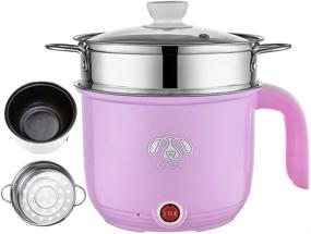 img 4 attached to 🍲 Wxvimi Electric Noodle Pot 1.8L – Rapid Cooker for Noodles, Dumplings, Soup, Porridge & More!