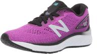 stylish and supportive: new balance 880v9 athletic running shoes for little girls logo