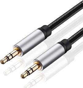 img 4 attached to 🎧 20Ft Male to Male Audio Cable for Headphones, Car, Home Stereos, iPhone/iPad iPod/Echo Dot, Galaxy S8 / Galaxy Note 8 / Smartphones & More