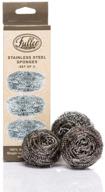 🧽 powerful cleaning with fuller brush heavy duty stainless steel kitchen cleaner scrubbing scour sponges - 3 pack logo