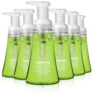 method foaming hand soap, green tea + aloe, 10 oz, 6 pack: gentle cleansing with a refreshing scent logo
