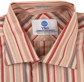img 2 attached to FC1049 XL Stripes Husband Presents Cotton Men's Clothing in Shirts