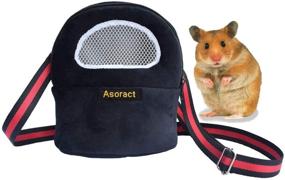 img 4 attached to Asoract Adjustable Shoulder Portable Breathable Small Animals for Carriers