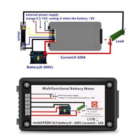 img 3 attached to DC Power Energy Meter Multimeter Ammeter Voltmeter 9-in-1 Monitor, LCD Display Digital Current Voltage Meter for DC Electricity Usage, 0-200V 0-300A with 300A Current Shunt