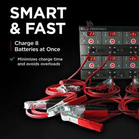 img 2 attached to 🔋 Schumacher DSR ProSeries 6V/12V, 8-Bank Battery Charger and Maintainer: Versatile Power for Cars, Motorcycles, Tractors, and More!