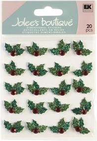 img 1 attached to 🎄 Christmas Holly Dimensional Stickers by Jolee's Boutique