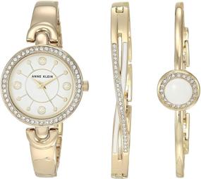 img 4 attached to 💎 Стильные женские наручные часы Anne Klein с акцентом AK: Подчеркните свой образ!