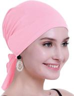 osvyo bamboo chemo hat for women with hair loss - slip on headwear turbans for cancer patients (sealed packaging) логотип