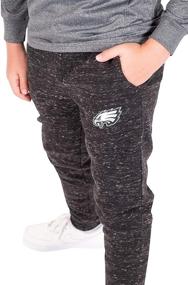 img 3 attached to 🏈 Unleash Your Game with Ultra Game Boys' NFL Black Snow Fleece Jogger Sweatpants