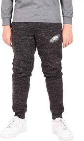 img 4 attached to 🏈 Unleash Your Game with Ultra Game Boys' NFL Black Snow Fleece Jogger Sweatpants