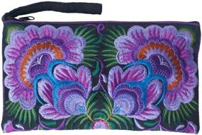 img 4 attached to Sabai Jai Embroidered Handmade Wristlet Women's Handbags & Wallets