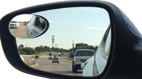img 3 attached to Повысьте безопасность автомобиля с регулируемыми или нерегулируемыми слепыми зонами Utopicar - широкоугольными зеркалами заднего вида для автомобилей [без рамы] (2 шт.)