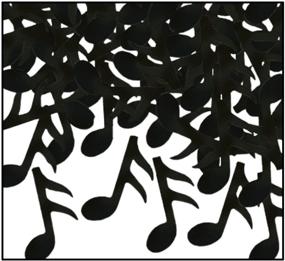 img 1 attached to 🎶 Add Musical Magic with Beistle Black 1 Pack Music Notes Confetti - Vibrant & Versatile Decoration for Parties and Events!