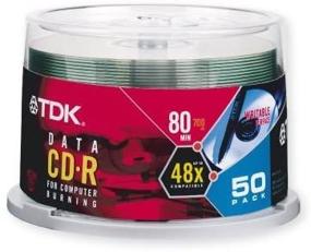 img 2 attached to TDK CD-R80CB50 700MB/80-Minute 48x Data CD-R (50-Pack Spindle) - Enhanced SEO