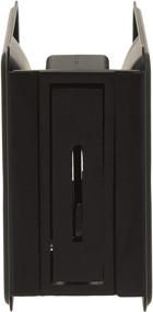 img 1 attached to Enhance Privacy with idh by St. Simons 25411-019 Solid Brass Pocket Door Pull in Matte Black