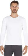 bodtek men's premium fleece lined thermal underwear shirt - long sleeve baselayer top for ultimate warmth logo