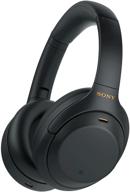 🎧 sony wh-1000xm4: premium black wireless noise canceling overhead headphones with mic, phone-call & alexa voice control logo