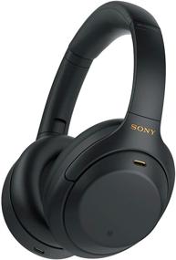 img 4 attached to 🎧 Sony WH-1000XM4: Premium Black Wireless Noise Canceling Overhead Headphones with Mic, Phone-Call & Alexa Voice Control
