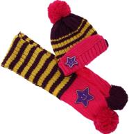 🧣 cozy little knitted winter beanie scarf: boys' must-have accessories for cold weather logo