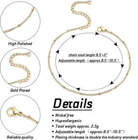 img 2 attached to Ubjuliwa Bracelet Fashion Adjustable Jewelry