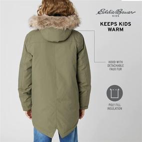 img 1 attached to Boys' Eddie Bauer Parka Coat 🧥 - Jackets & Coats for Boys' Clothing