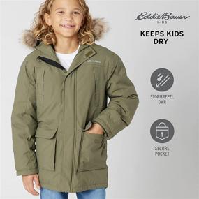 img 2 attached to Boys' Eddie Bauer Parka Coat 🧥 - Jackets & Coats for Boys' Clothing