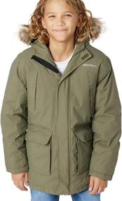 img 4 attached to Boys' Eddie Bauer Parka Coat 🧥 - Jackets & Coats for Boys' Clothing