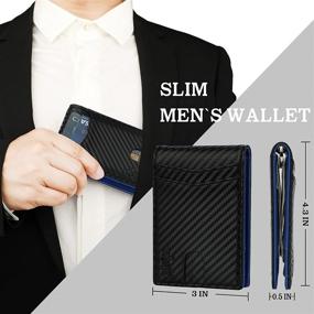 img 1 attached to 💼 Minimalist Bifold Wallet Bloc for Men's Accessories - Wallets, Card Cases & Money Organizers