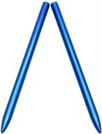🔵 blue 550 paracord fid, lacing, stitching needles - pack of 2, 3.5" aluminum logo