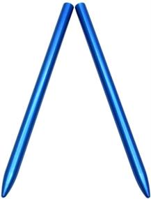 img 1 attached to 🔵 Blue 550 Paracord FID, Lacing, Stitching Needles - Pack of 2, 3.5" Aluminum