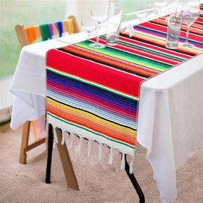 img 3 attached to 🌈 Unique Waenerec Mexican Handwoven Wedding Decor: Vibrant and Authentic Touch