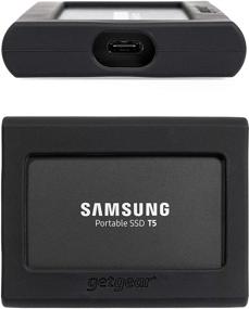 img 4 attached to GETGEAR Silicone Bumper Samsung Portable Data Storage