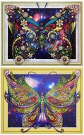 diamond painting rhinestone butterfly 16x20inch logo