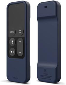 img 4 attached to Elago R1 Intelli Case [Jean Indigo]-[Magnet Technology][Anti-Slip][Lanyard Included][Heavy Shock Absorption] For Apple TV Siri Remote 4K / 4Th Generation