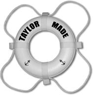 🚤 boat life ring letter kit by taylor made products - black logo