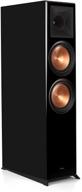 🔊 klipsch rp-8060fa floorstanding speaker with dolby atmos, piano black - reference premiere logo