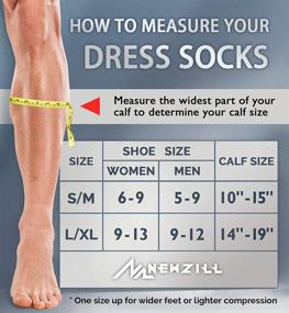 img 3 attached to 🏃 NEWZILL Cotton Compression Sock: Ultimate Support for Men & Women's Running, Nursing, and Hiking Activities (15-20 mmHg)