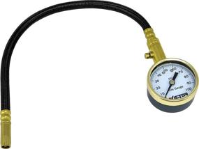 img 1 attached to 🔧 Accurate and Convenient: Victor 22-5-60108-8 Dial Tire Gauge with Flexible Hose