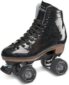 img 4 attached to Sparkle and Shine with Sure-Grip Stardust Glitter Roller Skate