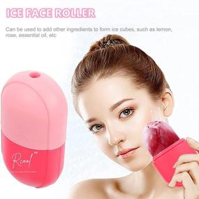 img 2 attached to 💖 Pink Rcool Ice Face Roller 2021 & Gua Sha Set | Facial Massager, Skin Care Tools for Face & Eyes | Reduce Fine Lines, Minimize Pores, Control Acne, Nourish Skin