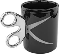 unique scissors handle coffee mug - 11oz, perfect for barbers, hairdressers, and arts & crafts lovers - tea cup gift by fairly odd novelties logo