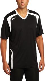 img 2 attached to ASICS Jersey Large Black White