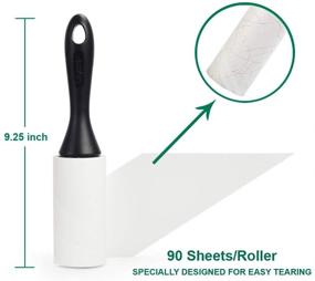 img 2 attached to 🐾 Ultra-Sticky Layers Lint Roller Pet Hair Remover & Brush for Clothes and Furniture: Effective Hair Removal Solution