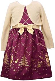 img 2 attached to 👗 Stunning Nutcracker-Inspired Bonnie Jean Christmas Dress for Girls